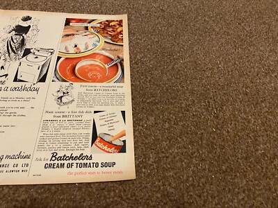 PPOBK33 ADVERT 14X5 BATCHELORS CREAM OF TOMATO SOUP