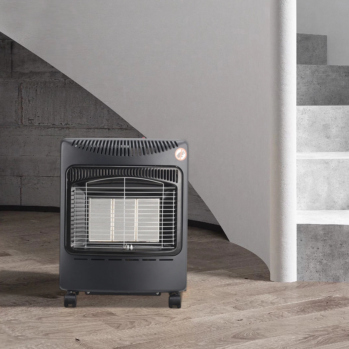 4.2KW Portable Room Home Heater Butane Fire Calor Gas Cabinet w/ Regulator  Hose | eBay