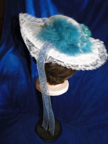 Women Kentucky Derby Hat, Bridal Tea Party, Dress, Wedding, Church Sun Hat - Picture 9 of 11