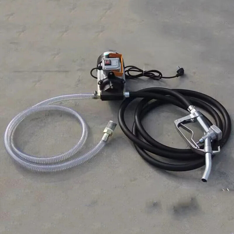 550W Diesel Pump Self-priming Unit Electric Refueling Oil Pumping Oil Gear Pump