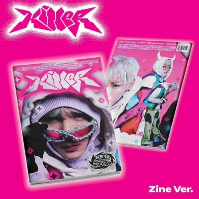 SHINEE KEY KILLER 2nd Repackage Album ZINE Ver. / CD+Photo Book+2 Photo Card+etc