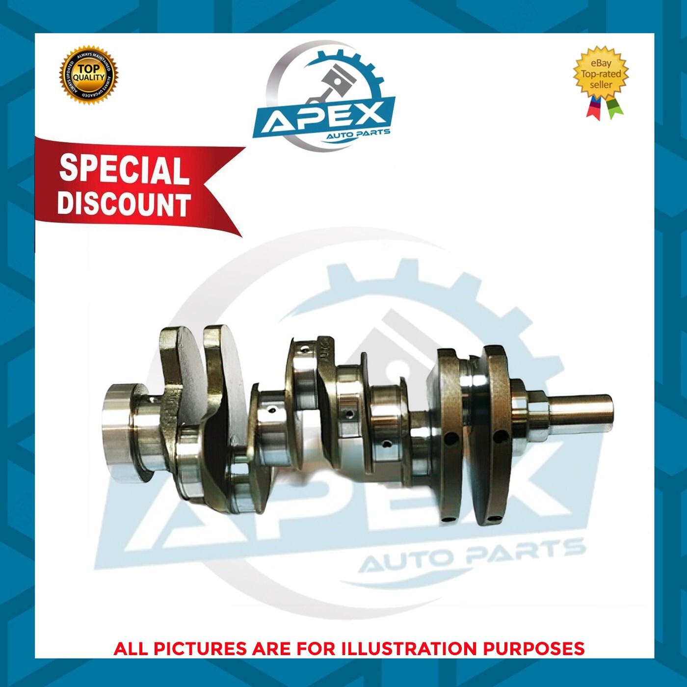 ALBERO MOTORE LAND ROVER 306DT ACCIAIO LEGATO + KIT RICOSTRUZIONE 3.0 TDV6 RANGE ROVER SPORT foto 2