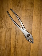 Vintage Lectrolite 8” Slip Joint Pliers USA No. 208 USA made tool