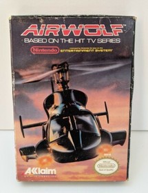 NINTENDO AIRWOLF NES AUT&Eacute;NTICO PROBADO Con Cubierta 