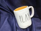 RAE DUNN ‘PLAY’ orange inside JUMBO 18 oz MUG never used! NEW — photo 2