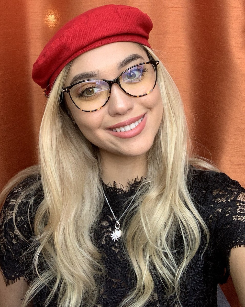 Authentic Tom Ford TF5616-F-B/V 056 Tortoise 54mm Cat Eye Women