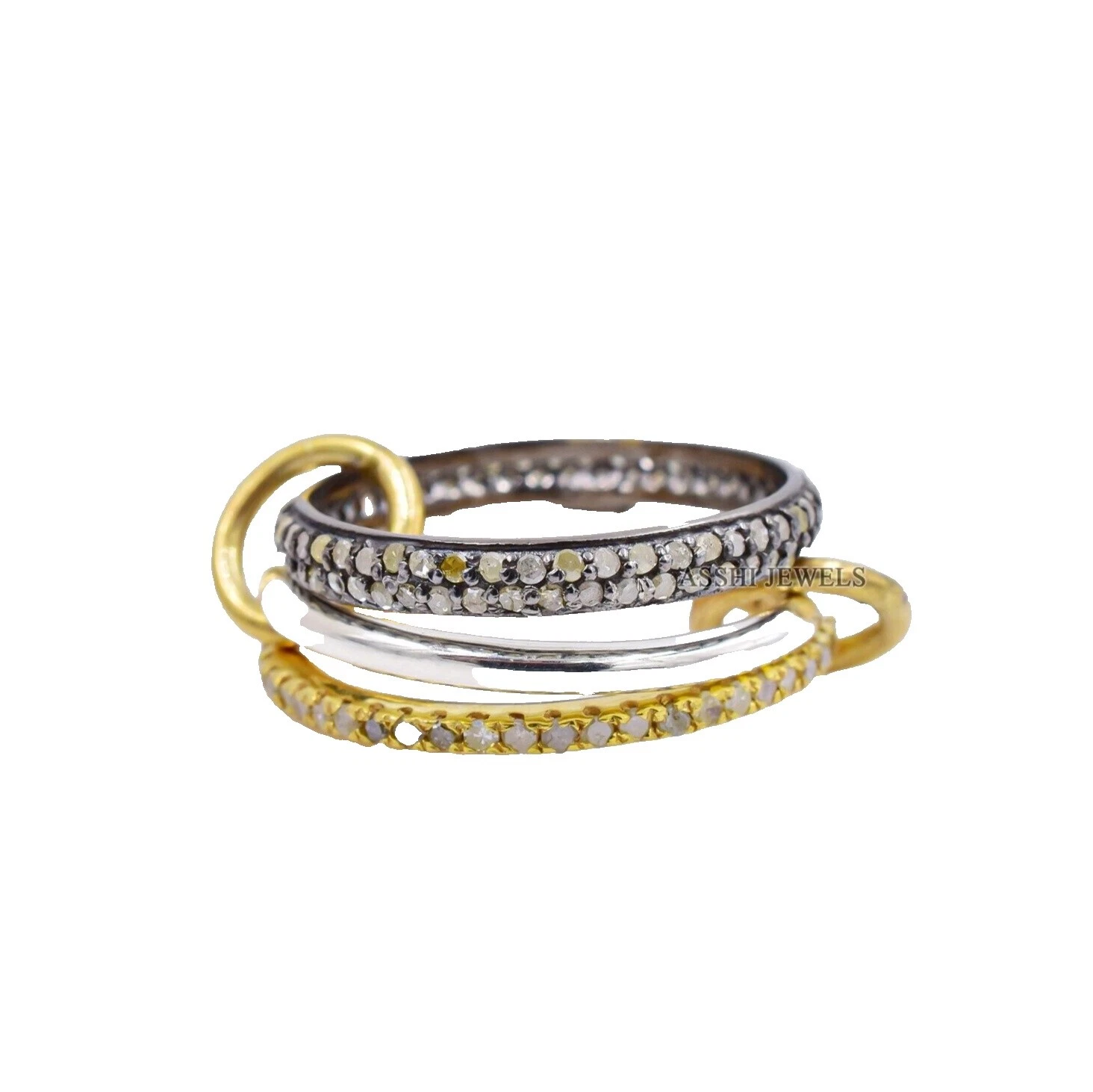 Diamond 7 Ring Handcrafted Rings