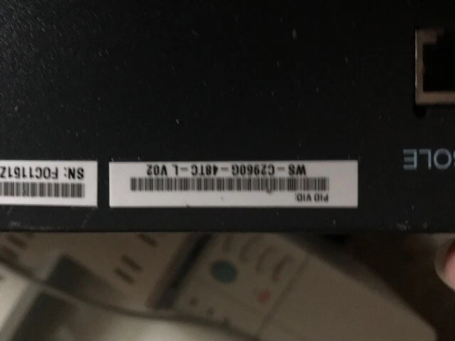 Cisco Catalyst 2960 (WS-C2960G-48TC-L) 48-Ports Rack-Mountable Switch - Image 3 of 3