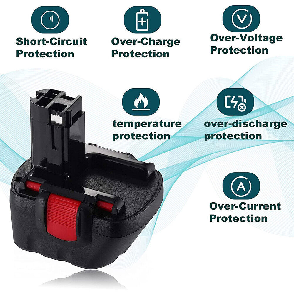 Goodexo Batteria Di Ricambio Di 12V 3.6Ah Ni-MH Per Bosch BAT043 BAT045 - Foto 3