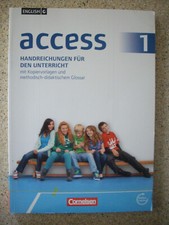  English G Access 1 Handreichungen für den Unterricht mit Lösungen Schülerbuch