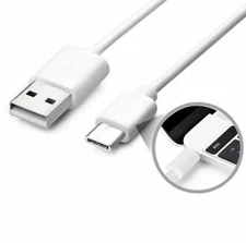 Universal 3FT USB Type C Charging Data Cord Charging Cable For Samsung White