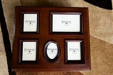 Bombay Company Mahogany Framed PHOTO BOX Storage Display, 1200 4x6 Pictures