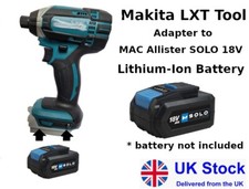 Battery Adapter  / Converter for MAC Allister SOLO Battery to 18V Makita Tool