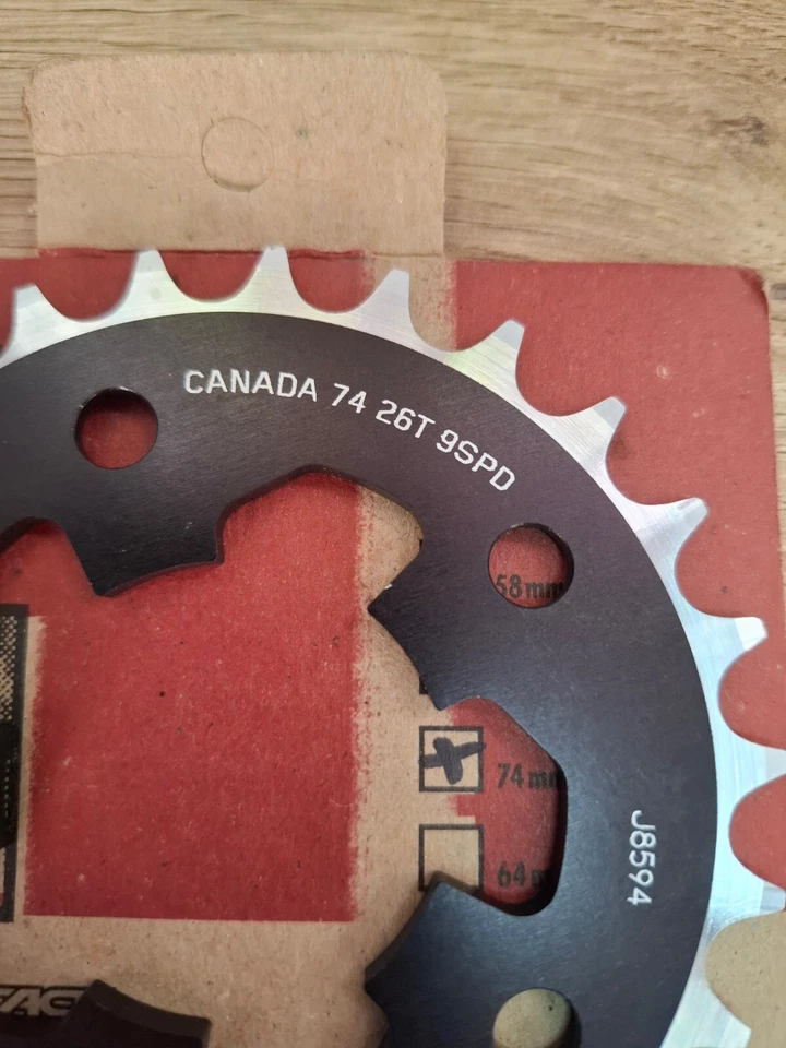 Retro Vintage Bicycle Parts NIB NOS RaceFace Chainring Sprocket 74mm,24T - Image 4 of 4