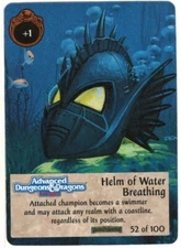 Spellfire CCG Forgotten Realms card #52 of 100 Helm of Water Breathing