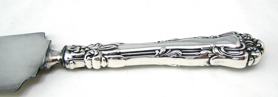 J. B. & S.M.Knowles (Mauser) Argento Sterling Manico Angelo Torta Server Leggi - Immagine 4 di 4