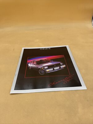 1984 CHEVROLET CHEVETTE ORIGINAL DEALER SHOWROOM SALES BROCHURE CATALOG BOOK