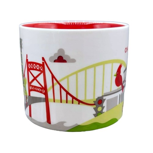 Taza Starbucks 2013 You Are Here Collection OHIO 14 OZ NUEVA SIN CAJA impecable - Imagen 5 de 15