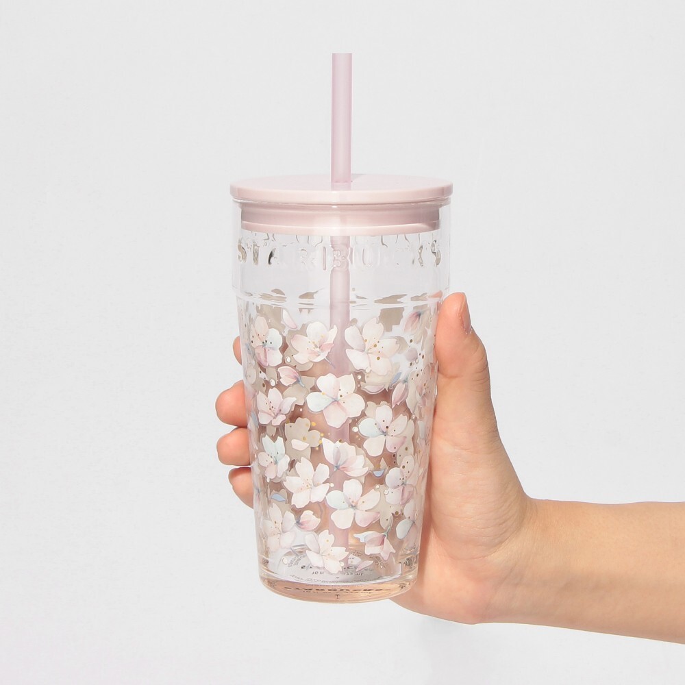 Starbucks Japan ❤️SAKURA2025 glass tumbler 473ml | eBay