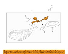 HYUNDAI OEM 11-14 Sonata Taillight Tail Light Lamp Rear-Socket & Wire 924503Q000