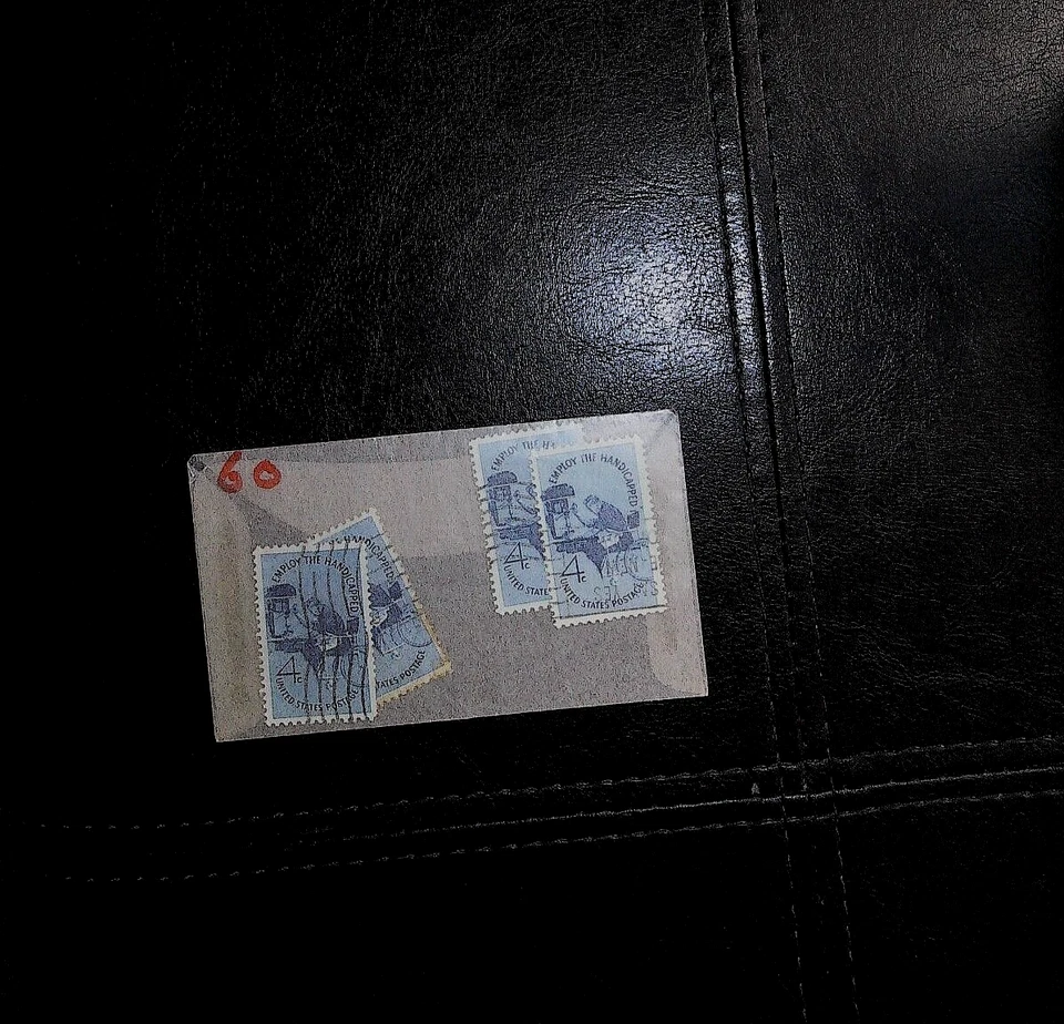 Vintage Antique USPS Postage Stamp Collection 4pc Lot Hinged and Never Hinged NM - Image 2 of 3