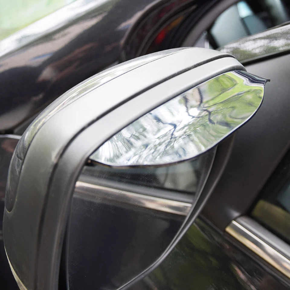 1Pair Car Rear View Side Mirror Rain Board Eyebrow Guard Sun Visor Accessories - Image 4 of 4