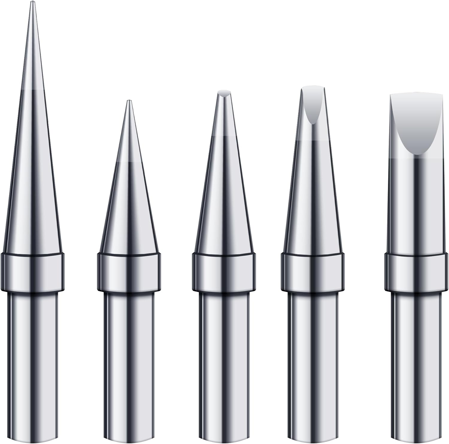 5Pcs Welding Soldering Tips Replacement for ET Soldering Iron