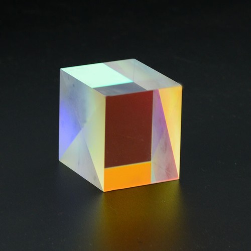 1PC Defective Big X-Cube Prism Physics Teaching Tools DIY Decoration Education