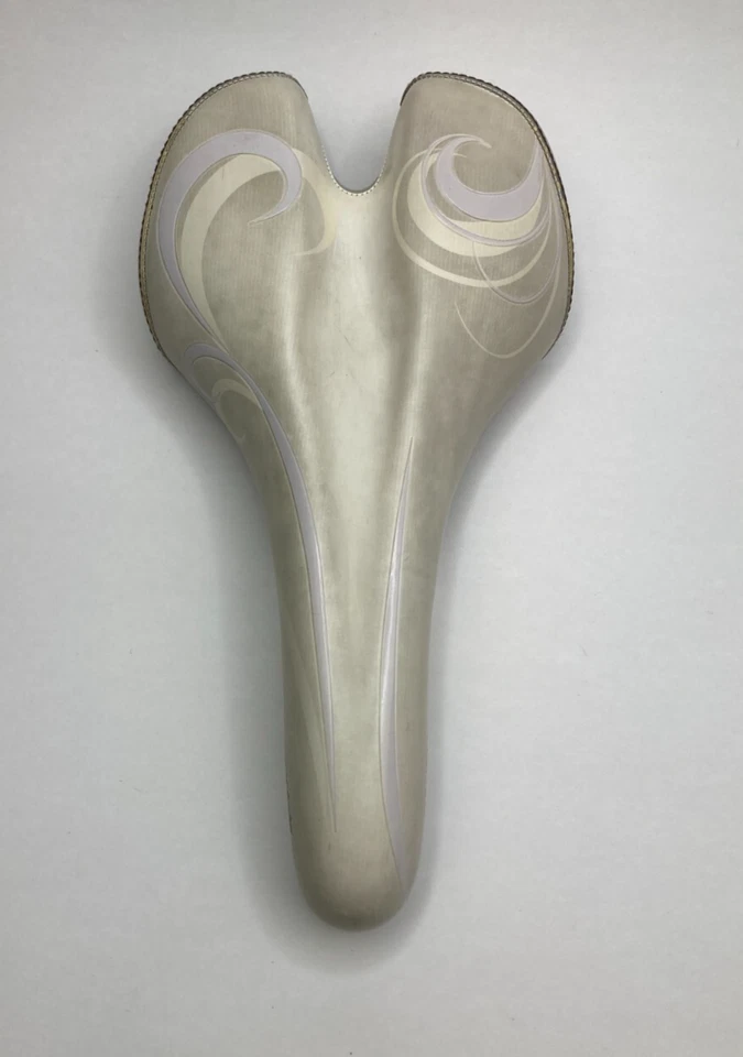 Asiento de sillín de bicicleta CANNONDALE RAVEN blanco blanco roto plateado claro para mujer Foto 4 de 4