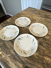 4 Vintage Red Wing Pottery Daisy Chain Salad 7 1/4” Plates Flower Plates 322