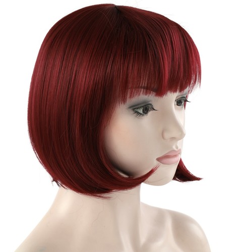Onedor 10 Inch Short Straight Flapper Bob Wigs - 第 55/128 張圖片