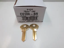 Lot 50 pc CO106 Key Blanks  / CO106 1003M Key Blank / Ilco USA