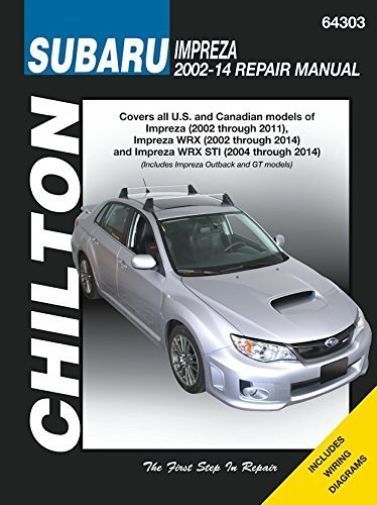Subaru Impreza & WRX (Chilton): Chilton by Haynes Publishing (Paperback, 2016)