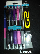 5 PILOT G2 0.7 mm LIMITED EDITION COLORS ink Pen Fine Point premium roller