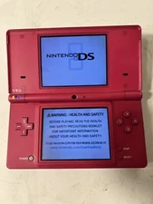 WORKING Nintendo DSi Matte Hot Pink System TWL-001 USED FAIR no charger & stylus