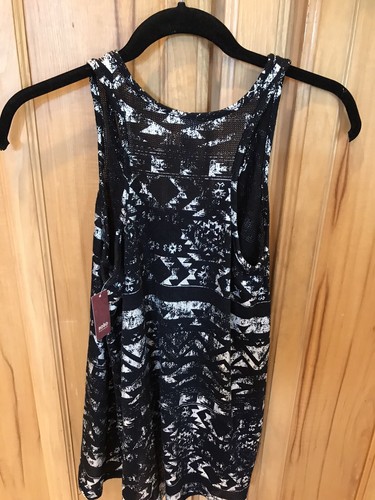 No Boundaries Black Knit Racerback Tank Tunic Top Women’s M NWT - Picture 5 of 5