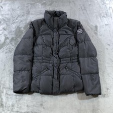Abercrombie Kids Jacket Youth XL Gray Puffer Down Insulated Winter Zip Coat