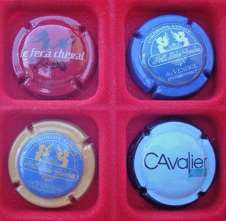 Capsules de champagne DE VENOGE N° 178 à 181
