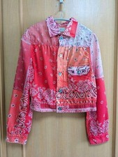 KAPITAL Bandana Patchwork Jacket in Red