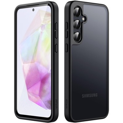 JETech Matte Hülle für Galaxy A35 5G, Schwarz, Anti-Fingerabdruck