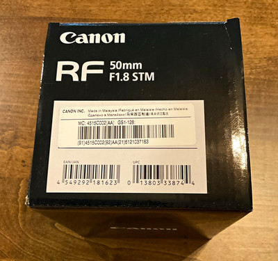 Canon RF 50mm f/1.8 STM Auto Focus Lens for Canon RF Mount