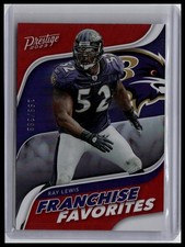2023 Panini Prestige #FF-4 Ray Lewis Franchise Favorites Xtra Points Red #/399