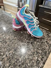 Nike Women's Air VaporMax Plus "Easter" Blue Barely Volt CW7014-100 Size 8US