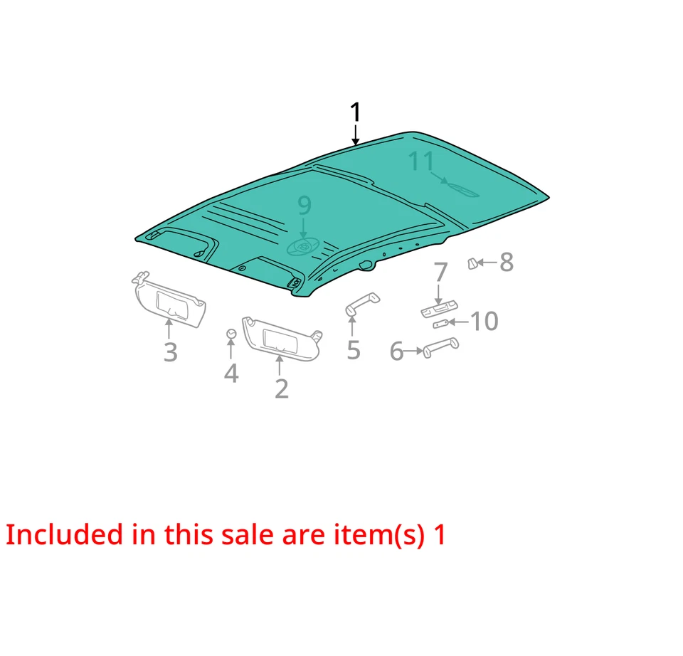 SE ADAPTA A 2001 SATURN LW200 LW300 PANEL ASM HDLNG TR 22679250 - NUEVO FABRICANTE DE EQUIPOS ORIGINALES 22679250 Foto 2 de 3