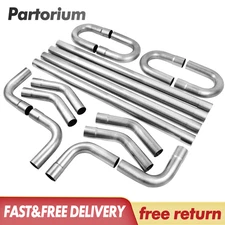 2.5” Inch Custom Exhaust Tubing Mandrel Bend Pipe U-Bend 90 Degree Kit 16PCS