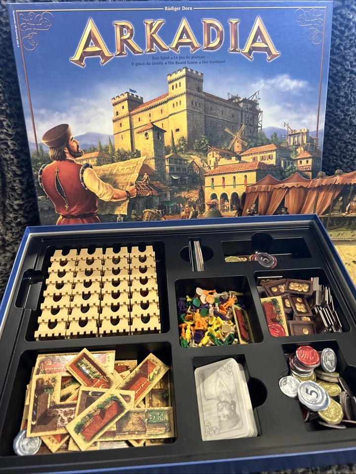 Rio Grande Boardgame: Arkadia: Box EX/NM: From a Game Collector’s Estate Foto 3 de 4