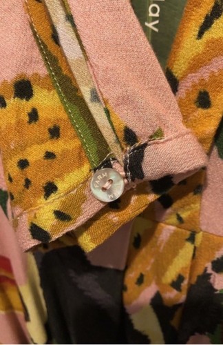 farm rio dress Pink Toucananas Maxi Long Sleeve Wrap Skirt NWT Size S - 第 15/15 張圖片