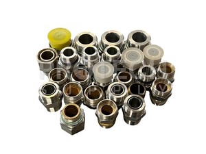(Lot of 25) Misc Hydraulic Fittings Stainless Steel Adapters Plugs