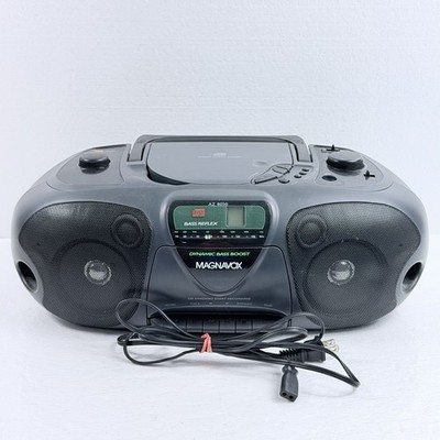 Magnavox AZ 8050 Boom Box Dynamic Bass Boost AM/FM Radio Cassette WORKS / NO CD