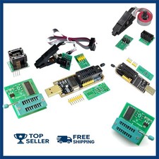 Eeprom Bios Usb Programmer Ch341a Soic8 Clip 1.8v Adapter Soic8 Adapter...